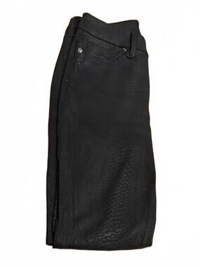 Good American Good Legs Black Textured Skinny Jeans Size 2/26